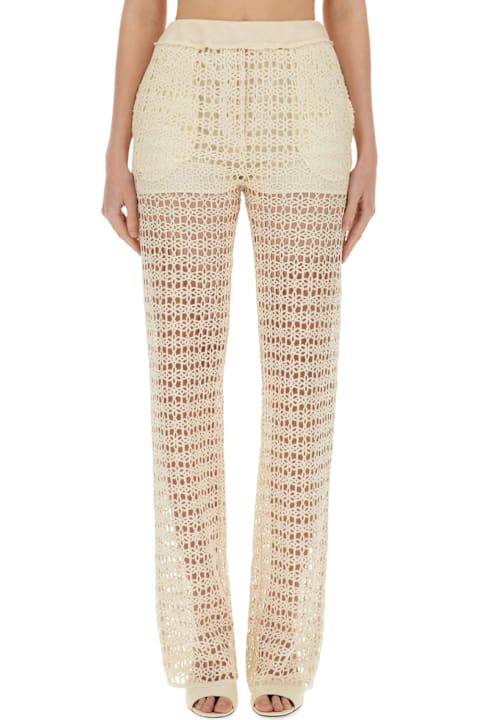 Alysi for Women Alysi Wide Macramé Pants