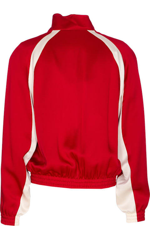 Coats & Jackets for Men Saint Laurent Teddy Satin Jacket