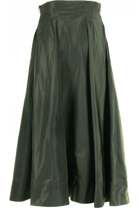 Aspesi for Women Aspesi Long Green Gathered Skirt