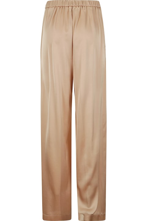 Forte_Forte Pants & Shorts for Women Forte_Forte Stretch Silk Satin Wide Pants