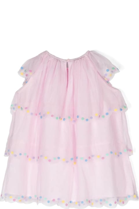 Dresses for Girls Stella McCartney Kids Confetti Polka Dot Layered Dress