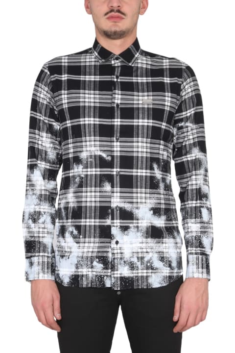 Homeware Philipp Plein Tartan Pattern Shirt