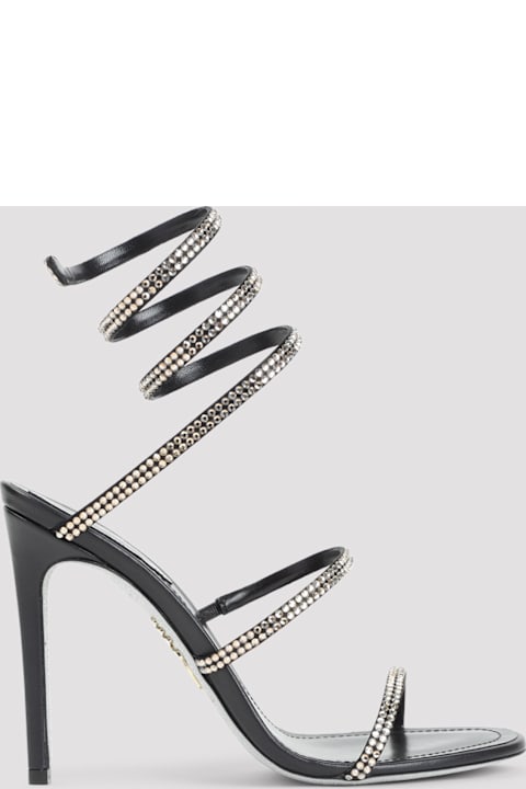René Caovilla Snake Sandal