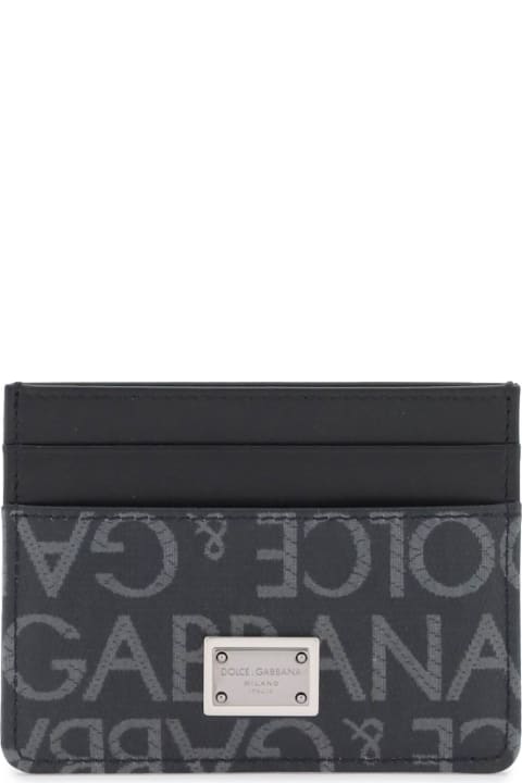 Wallets for Men Dolce & Gabbana Logo Plaque Cardholder