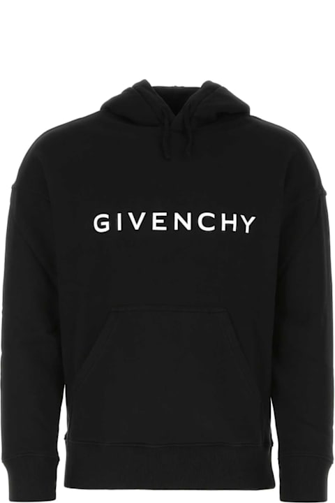 Givenchy Fleeces & Tracksuits for Men Givenchy Black Cotton Sweatshirt