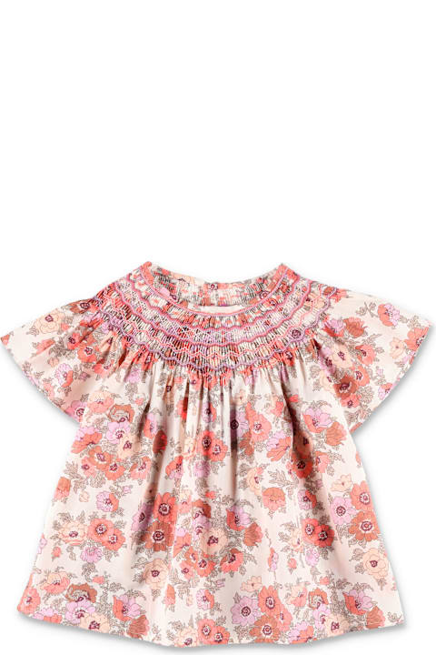 Homeware Bonpoint Kid - Adelice Smocked And Embroidered Blouse