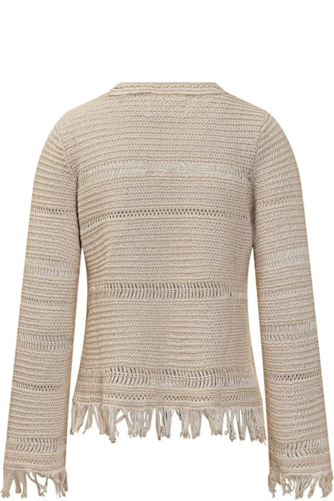 Marant Étoile Clothing for Women Marant Étoile Crewneck Fringed Jumper