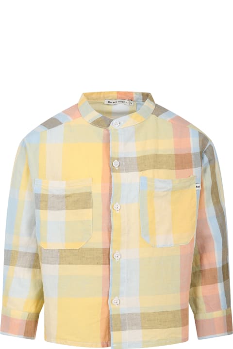Multicolor Shirt For Boy With Logo