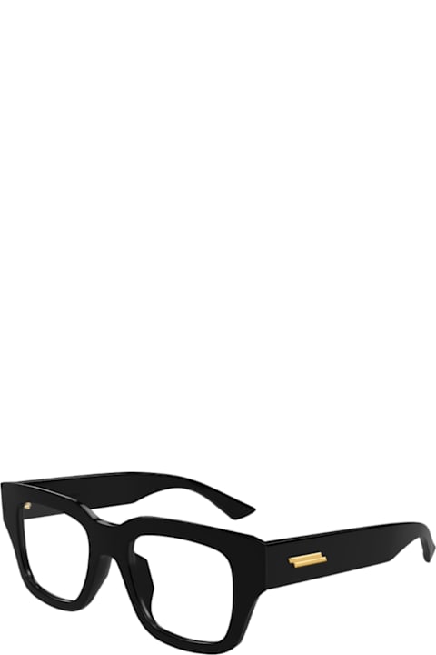 Bottega Veneta Eyewear Eyewear for Women Bottega Veneta Eyewear Bottega Veneta Bv1361o Linea Ribbon 005 Black Glasses