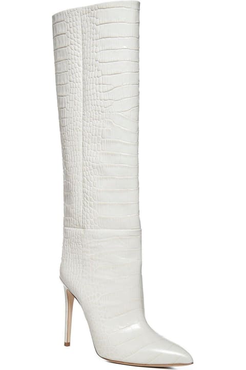 Embossed Knee-high Boots