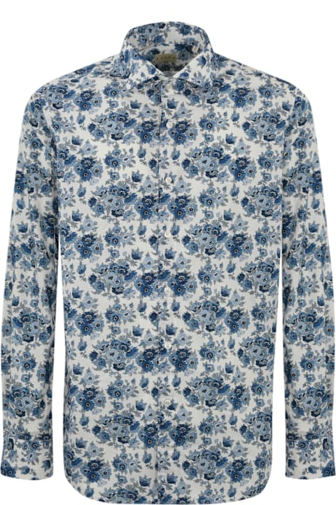 Xacus Shirts for Men Xacus Floral Cotton Shirt