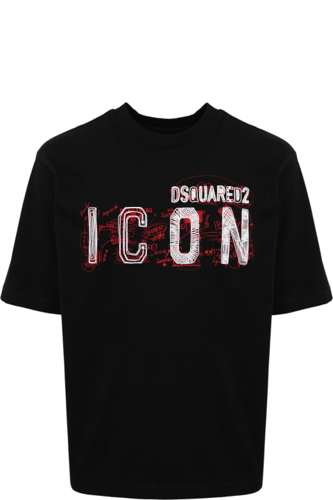 Fashion for Men Dsquared2 T-shirt With Icon Print