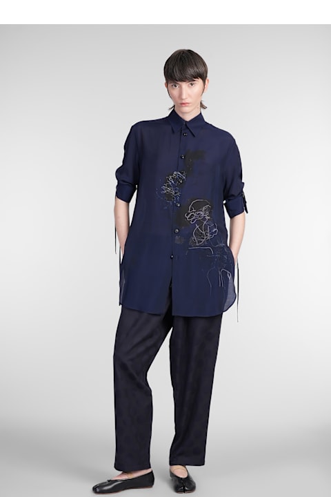 Yohji Yamamoto for Women Yohji Yamamoto Pants In Black Cotton