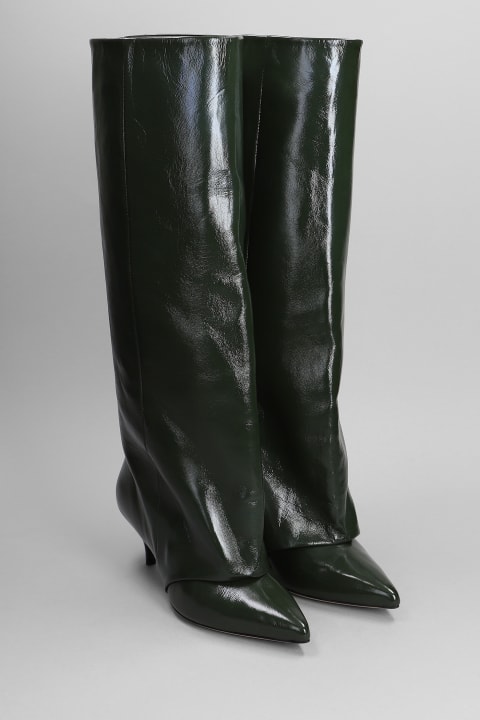 Alchimia Shoes for Women Alchimia High Heels Boots In Green Leather