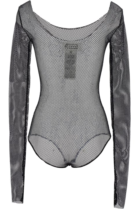 Mesh Fabric Bodysuit