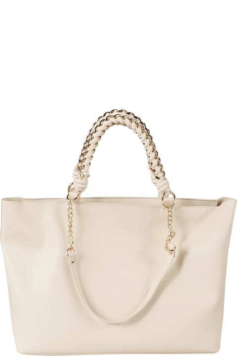 Love Moschino Bags for Women Love Moschino Signature Logo Detail Chain Embellished Tote