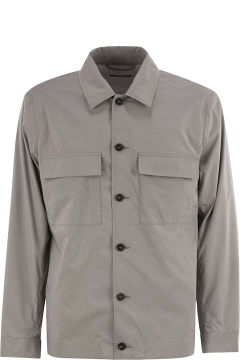 Peserico Coats & Jackets for Women Peserico Overshirt In Lightweight Stretch Cotton Canvas
