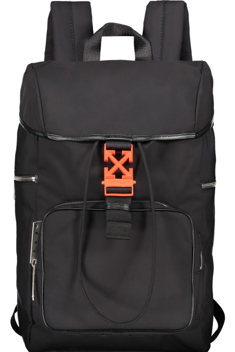 メンズ Off-Whiteのバックパック Off-White Arrow Nylon Backpack