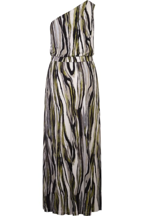Diane Von Furstenberg Clothing for Women Diane Von Furstenberg Kiera Dress In Zebra Mist