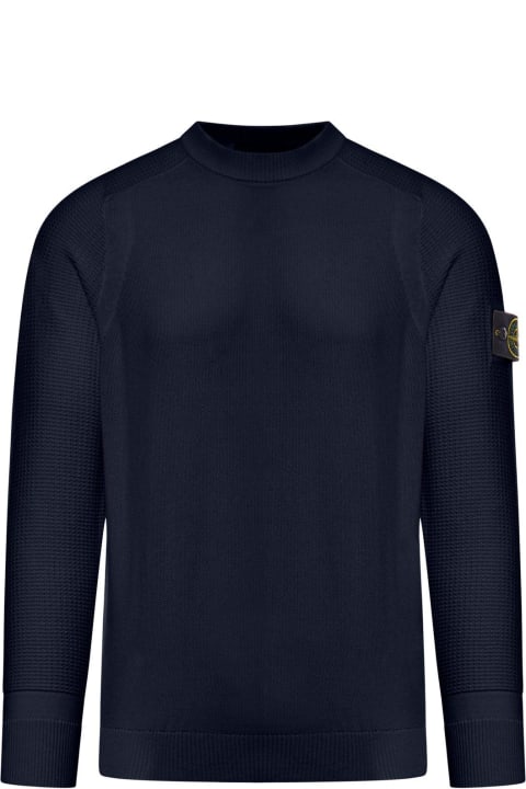 メンズ フリース＆ラウンジウェア Stone Island Crewneck Long-sleeved Sweater