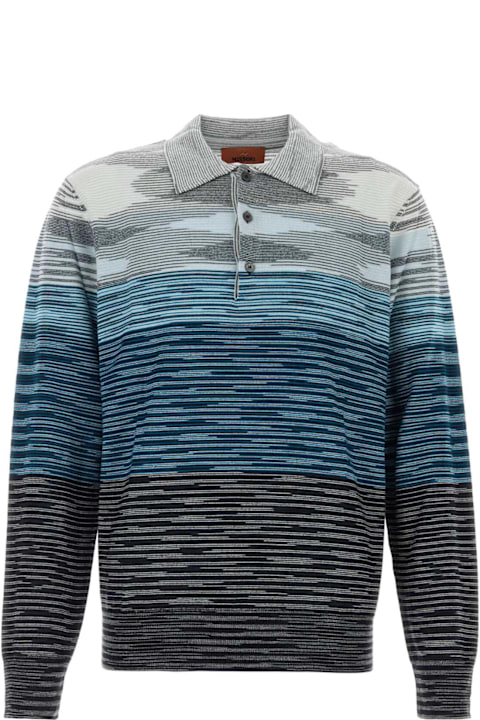 Homeware Missoni Embroidered Wool Polo Shirt