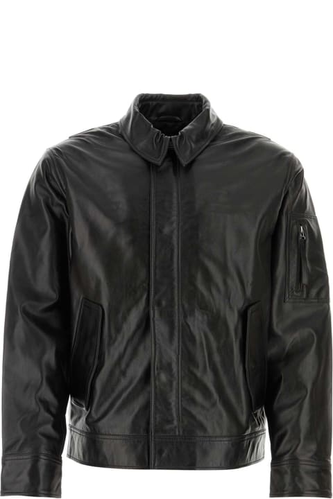 Helmut Lang Coats & Jackets for Men Helmut Lang Black Leather Jacket