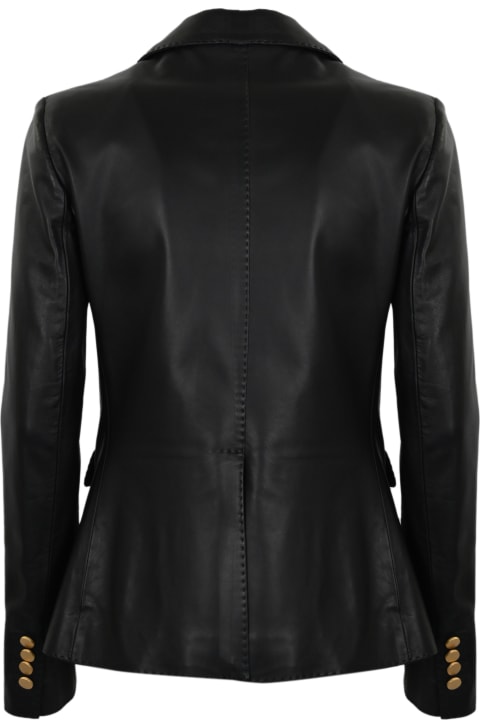 Tagliatore Coats & Jackets for Women Tagliatore Lizzie Leather Blazer