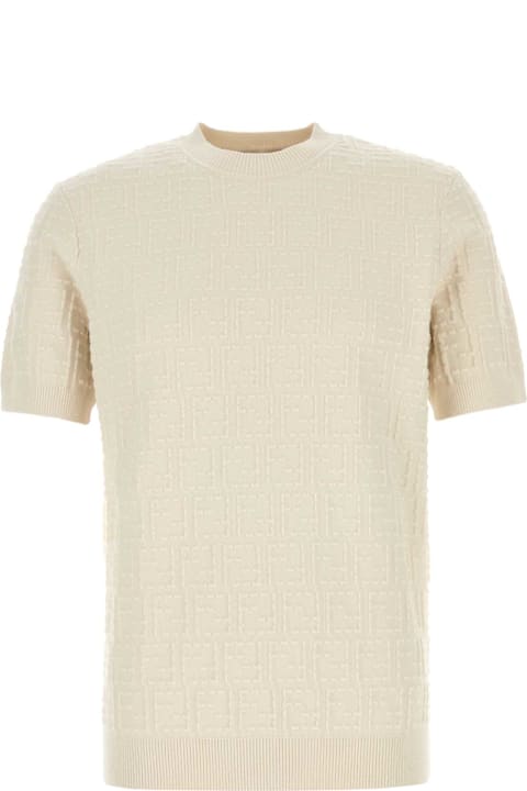 Fashion for Men Fendi Ivory Cotton Sweater