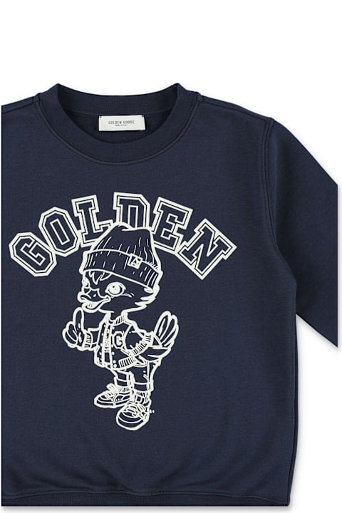Homeware Golden Goose Golden Goose Kids Navy Mascot Sweatshirt