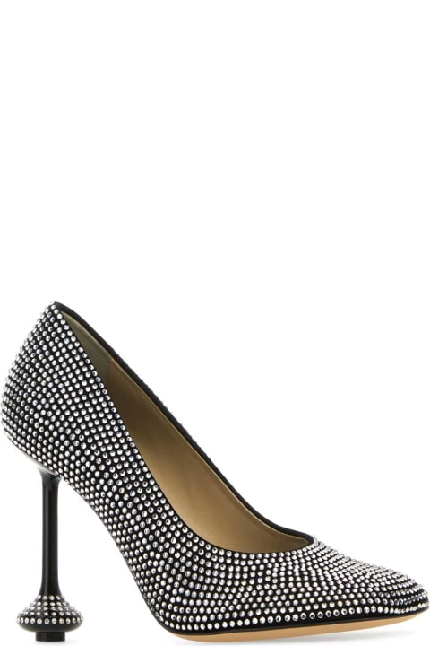 Loewe High-Heeled Shoes for Women Loewe Embellished Leather Toy Pumps