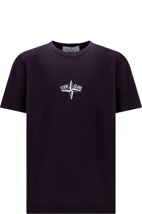 Stone Island Junior T-Shirts & Polo Shirts for Boys Stone Island Junior T-shirt With Logo