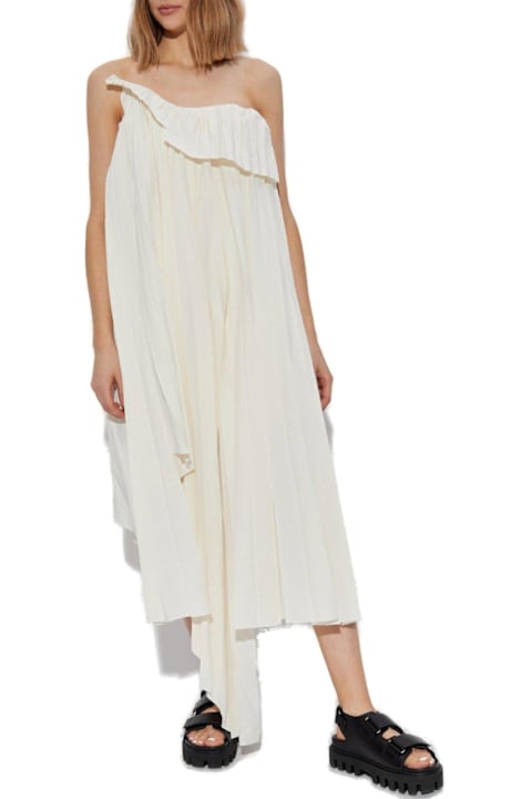 Alexander McQueen Dresses for Women Alexander McQueen Pleated Off-shoulder Dress
