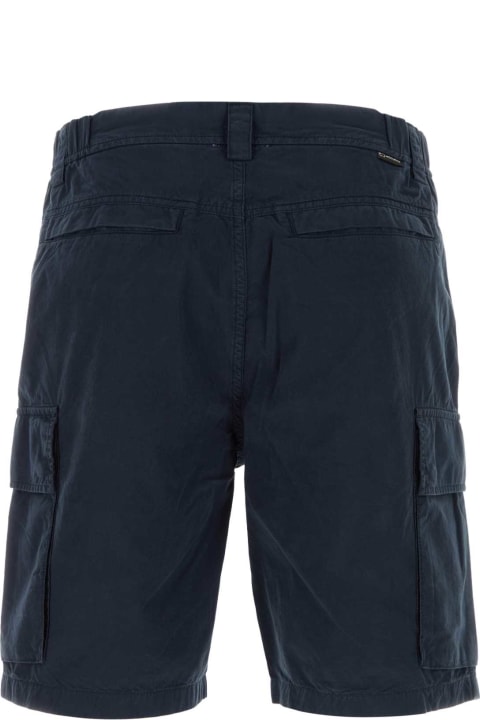 Woolrich for Men Woolrich Blue Cotton Bermuda Shorts