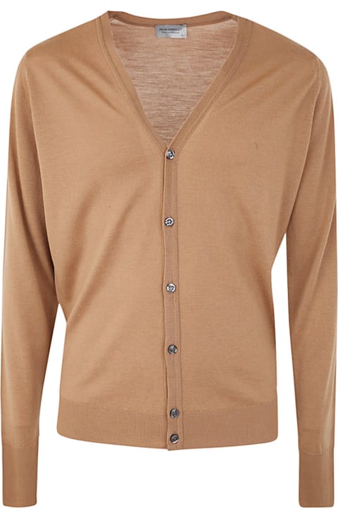 John Smedley Sweaters for Men John Smedley Bryn Long Sleeves V Neck Fashioned Cardigan