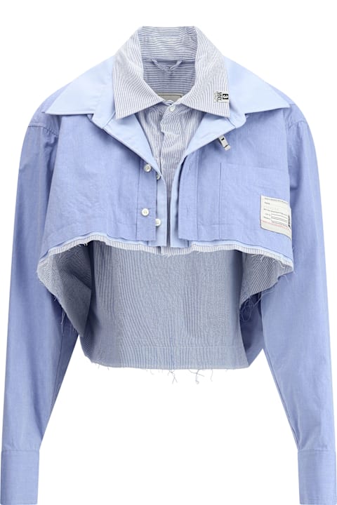 Mihara Yasuhiro Clothing for Women Mihara Yasuhiro Cropped Shirt