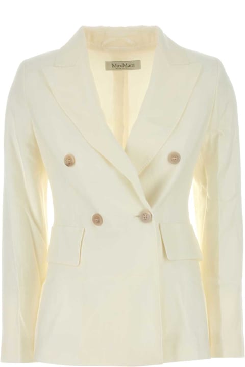 ジャケット MAX MARA Ivory Wool Osanna Blazer Max Mara Ivory Wool Osanna Blazer | italist