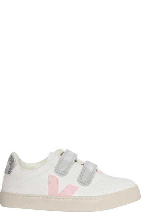 Shoes for Boys Veja White Esplar Sneakers