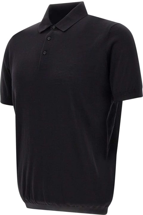 Kangra for Men Kangra Silk And Cotton Polo Shirt