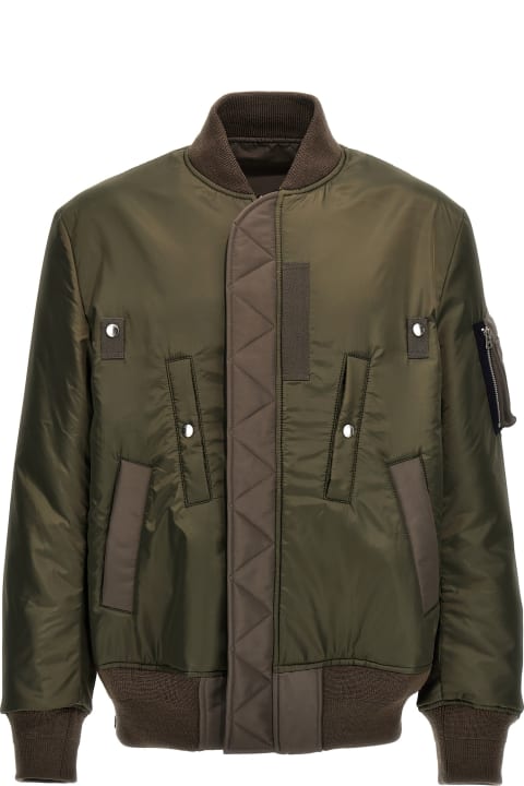 Sacai Coats & Jackets for Men Sacai Nylon Reversible Bomber Jacket
