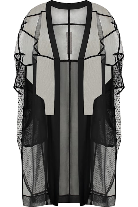 Sale for Women Rick Owens Tecuatl Technical Fabric Cardigan