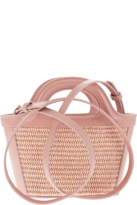 Marni Bags for Women Marni Tropicalia Micro Hand Bag In Rose-pink Raffia