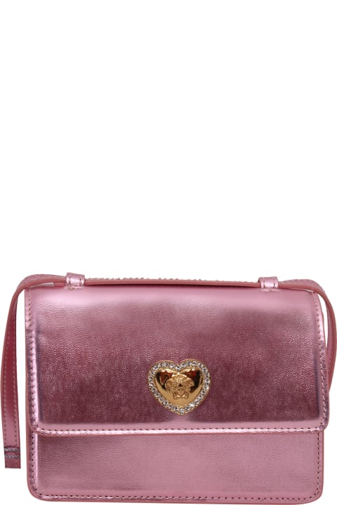 Versace Accessories & Gifts for Girls Versace Versace Pink Metallic Bag