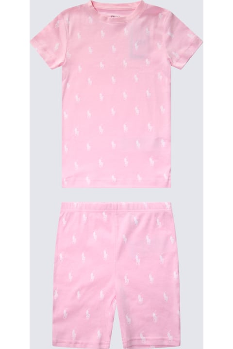 ガールズ Polo Ralph Laurenのアンダーウェア Polo Ralph Lauren Carmel Pink Cotton Underwear Set