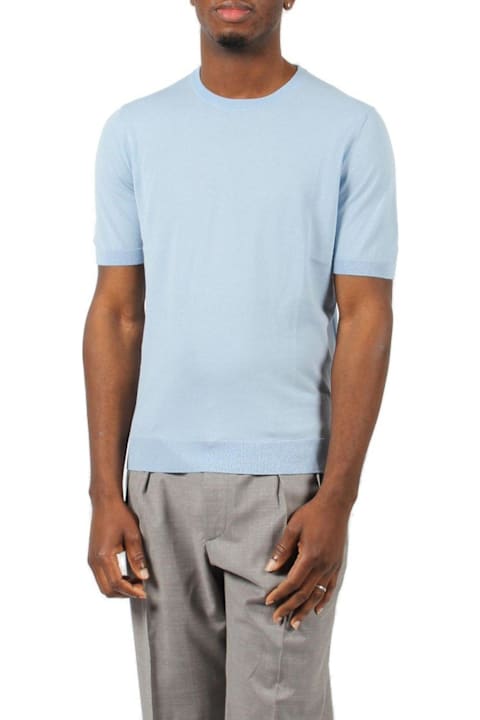 Tagliatore for Men Tagliatore Short-sleeved Knitted T-shirt