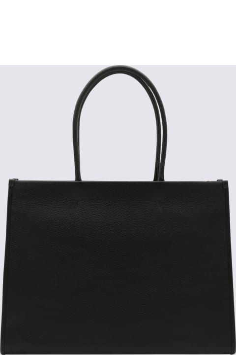 Furla for Men Furla Black Lether Opportunity Tote Bag