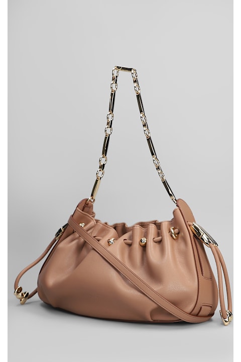 Zimmermann Shoulder Bags for Women Zimmermann Halcyon Shoulder Bag In Taupe Leather