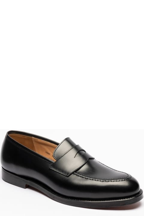 Fashion for Men Crockett & Jones Henley Black Calf Penny Loafer (leather Sole)