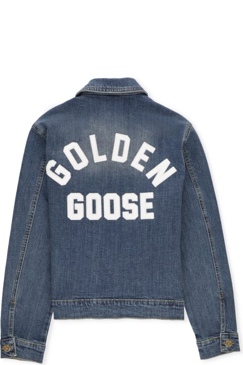 Golden Goose for Boys Golden Goose Journey Collection Denim Jacket