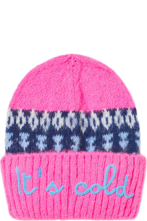 Homeware MC2 Saint Barth Girl Soft Beanie With Nordic Jacquard