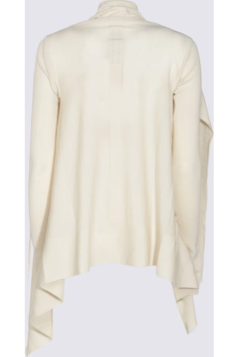 Rick Owens Sweaters for Women Rick Owens White Cotton Knitwear